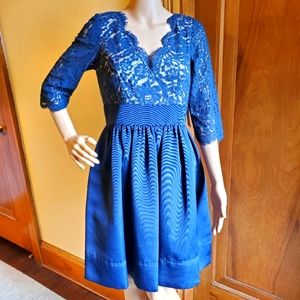 Eliza J Navy Blue Cocktail Dress Size 8